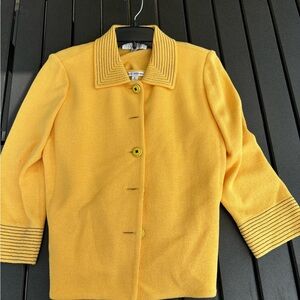 ST. JOHN jacket (size 10) and tank (size small)